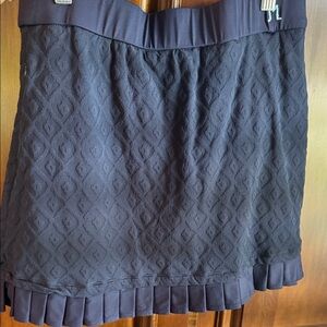 J. McLaughlin Black Textured Mini Skirt